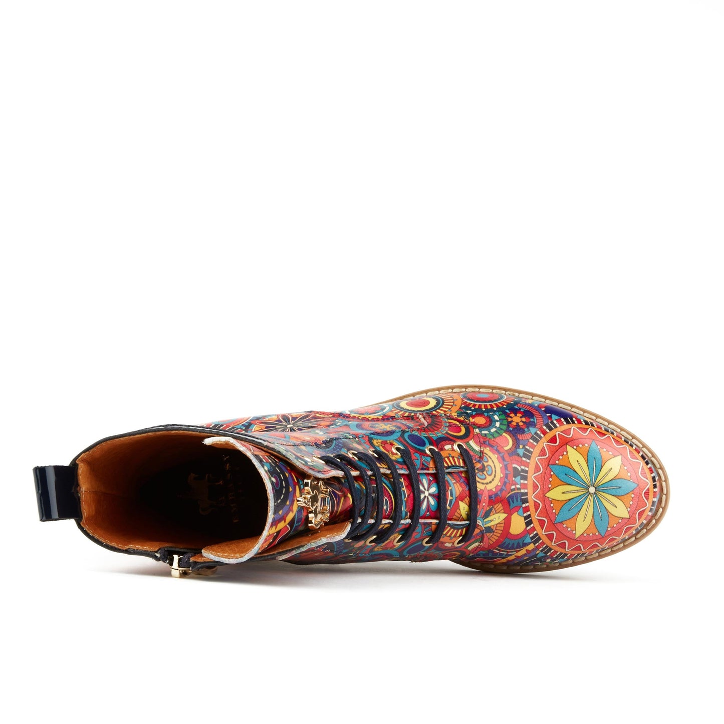 Traveller - New Signature Print Ankle Boots Embassy London 
