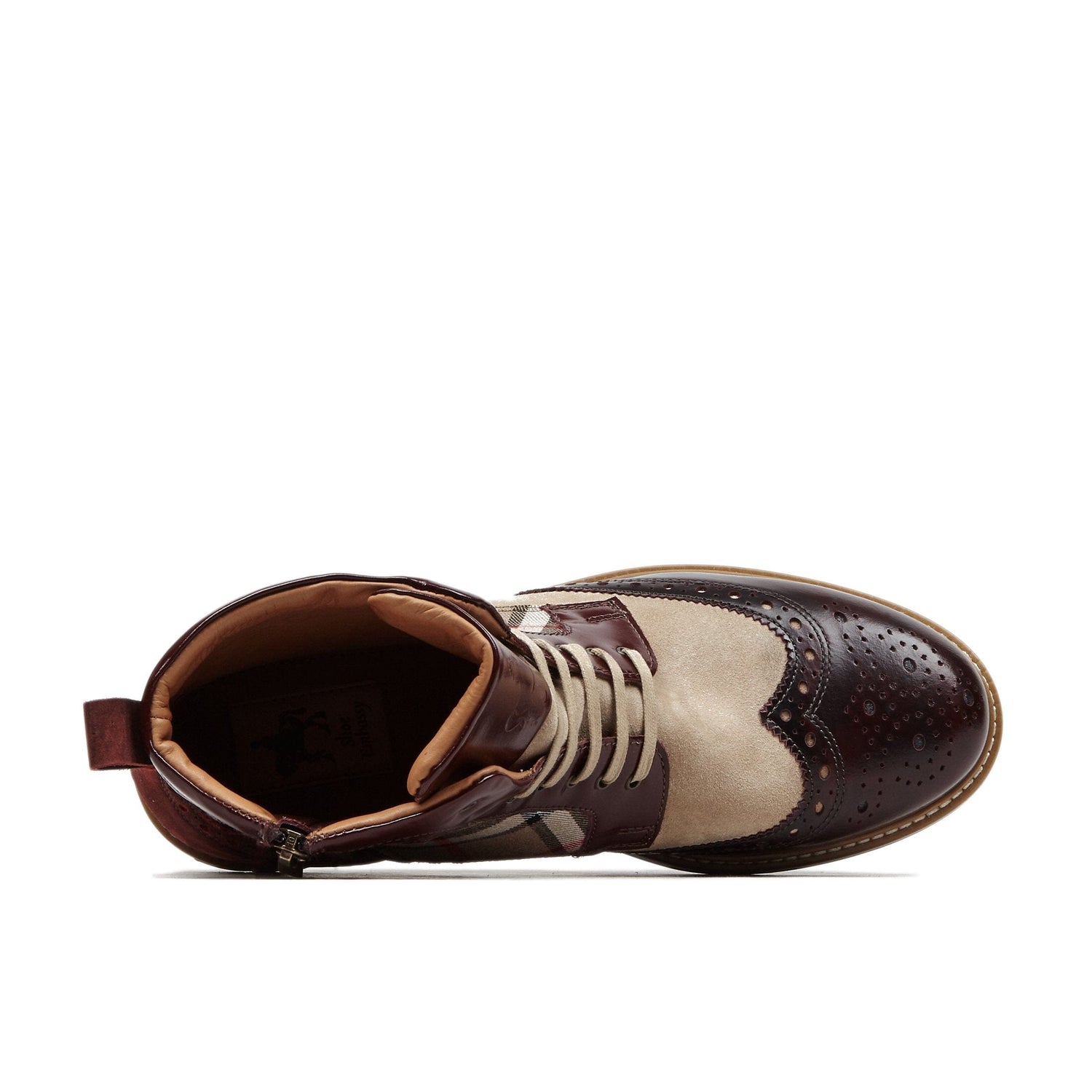 Wanderer - Multi Check Ankle Boots Embassy London 