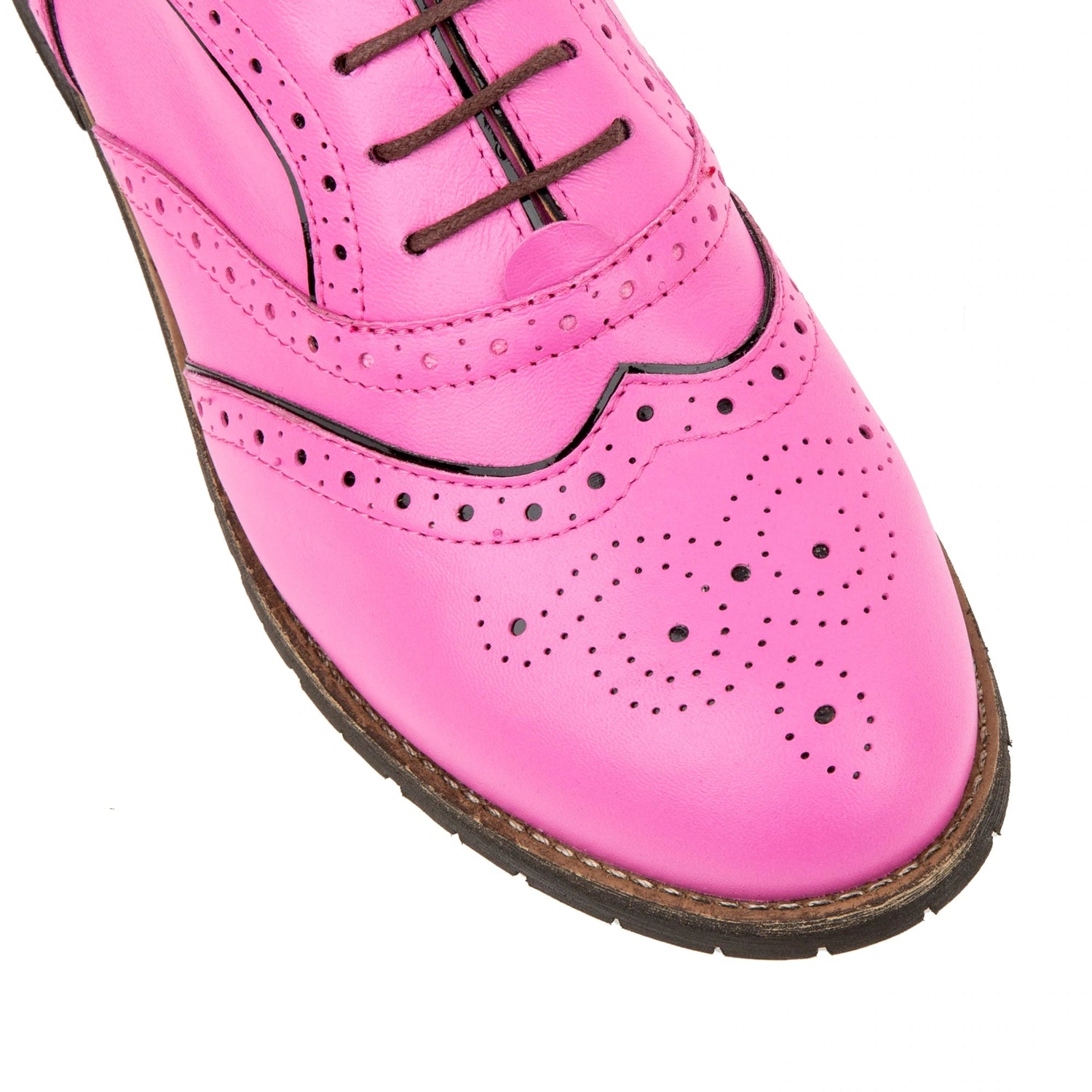 Women's pink 2025 oxford shoes