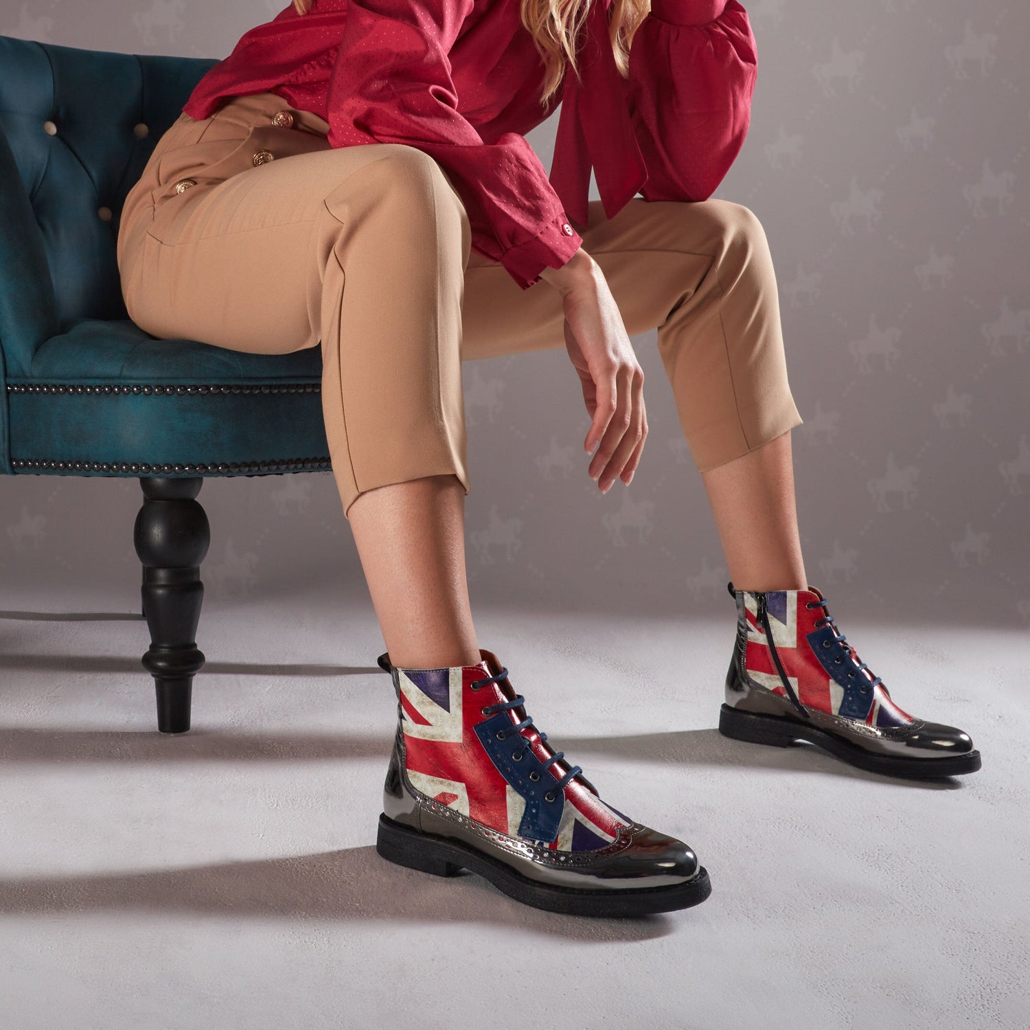 Hatter - Jubilee Chrome Ankle Boots Embassy London 